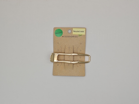 Golden Recycled Metal Hair Clip for Multiple Usage