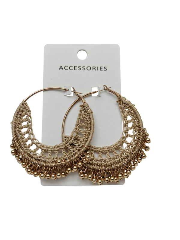 Bohemian Hoop Earrings Vintage Floral Drop Pendant Jewelry